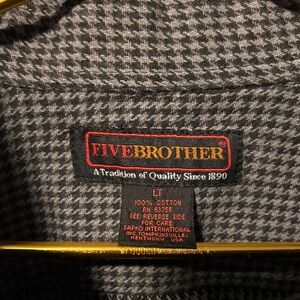 Brother Men's Gray Casual Button Down Shirt